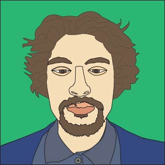 illustrator drawing of myself.